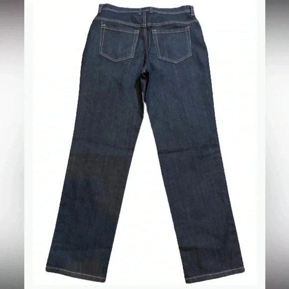 Style & Co. Denim - STYLE & CO JEANS DARK  BLUE DENIM NATURAL FIT POCKETS CROP STRETCH SIZE 8 SHORT